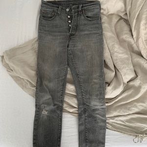 Levi’s 501 skinny jeans.